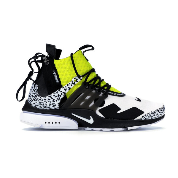 Nike ナイキ メンズ スニーカー  【Nike Air Presto Mid Acronym Dynamic Yellow】  サイズ US_M_13 White/Black-Dynamic Yellow