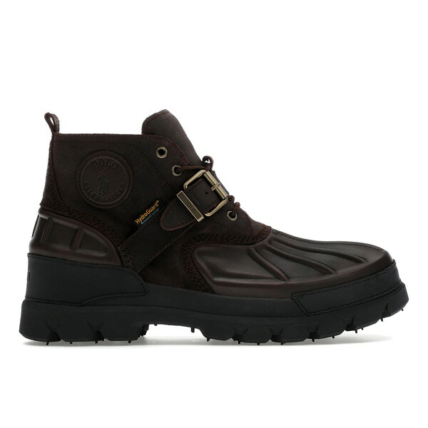 Polo Ralph Lauren ラルフローレン メンズ スニーカー 【Polo Ralph Lauren Oslo Low Waterproof Boot Dark Brown】 サイズ US_8.5(26.5cm) Dark Brown|asty