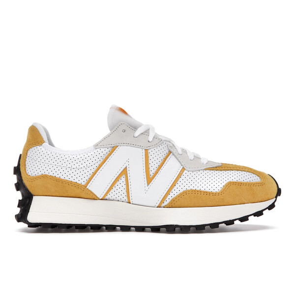New Balance ニューバランス メンズ スニーカー 【New Balance 327 Primary Pack Yellow】 サイズ US_8(26.0cm) White/Aspen｜asty