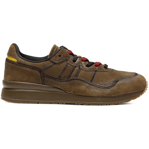 Onitsuka Tiger オニツカタイガー メンズ スニーカー  【Onitsuka Tiger Tiger Ally Stitch Brown Storm Vibrant Yellow】  サイズ US_5.5(23.5cm) Brown Storm/Vibrant Yellow