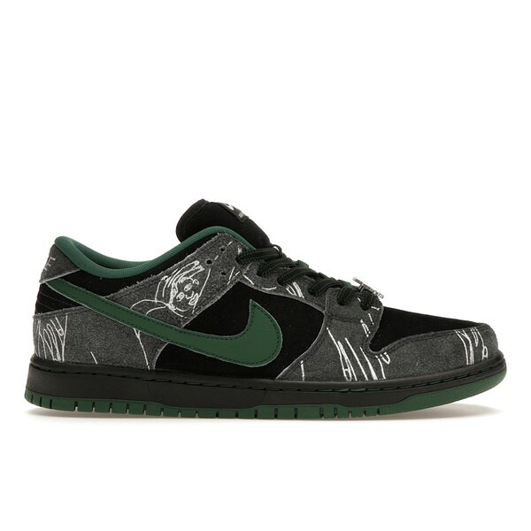 Nike ナイキ メンズ スニーカー 【Nike SB Dunk Low There Skateboards】 サイズ US_M_13 Black/Gorge Green-Summit White