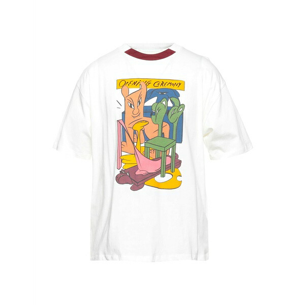 【送料無料】 オープニングセレモニー メンズ Tシャツ トップス T-shirts White 14,541円