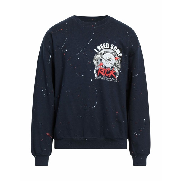 【送料無料】 マッシモ サバディン メンズ パーカー・スウェットシャツ アウター Sweatshirts Blue