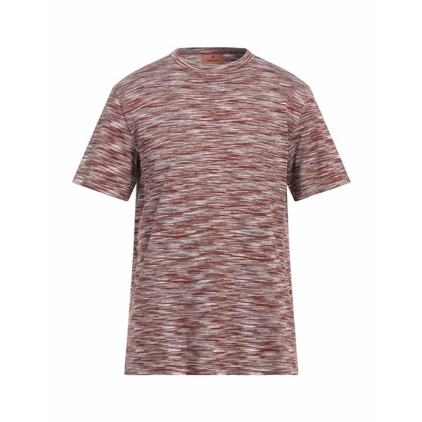 【送料無料】 ミッソーニ メンズ Tシャツ トップス T-shirts Brown