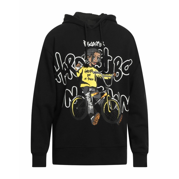 【貨物輸送無料】 ディスクレイマー メンズ パーカー・スウェットシャツ アウター Sweatshirts Black