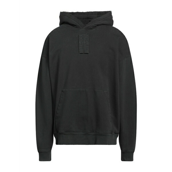 【送料無料】 フォーティーフォー・レーベル・グループ メンズ パーカー・スウェットシャツ アウター Sweatshirts Black｜asty