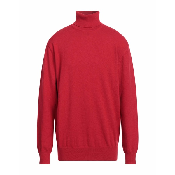 【貨物輸送無料】 カシミヤ商会 メンズ 編み物\u0026プルオーバー アウター Turtlenecks Red