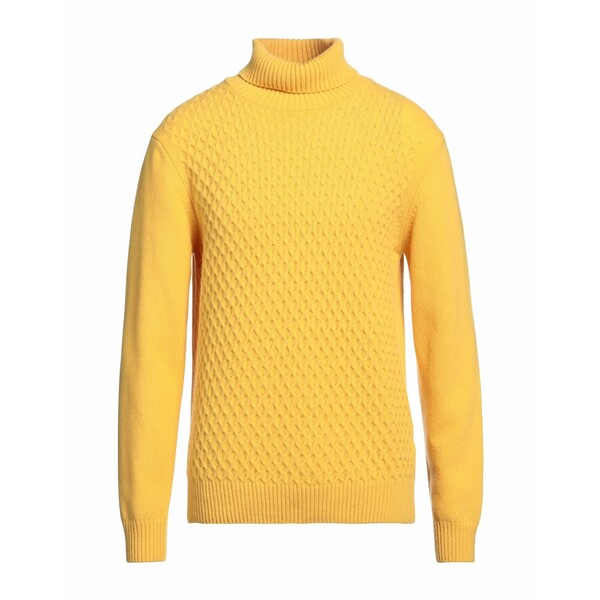 【貨物輸送無料】 アブ通貨価値 メンズ 編み物\u0026スウェーター アウター Turtlenecks Yellow