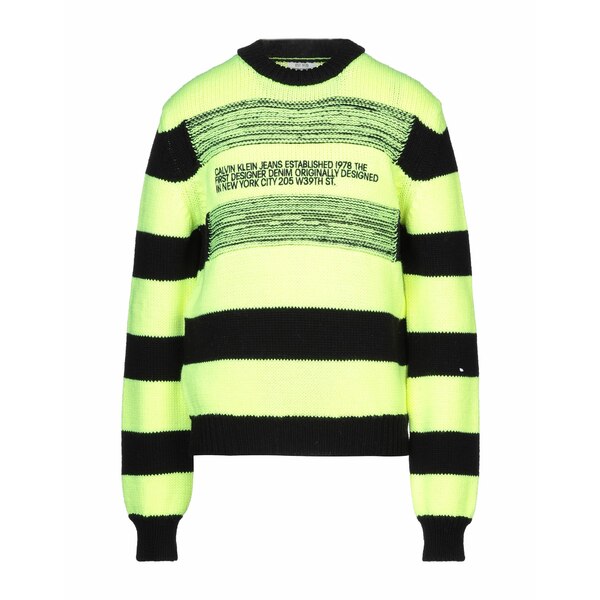 【送料無料】 カルバンクライン メンズ ニット&セーター アウター Sweaters Yellow