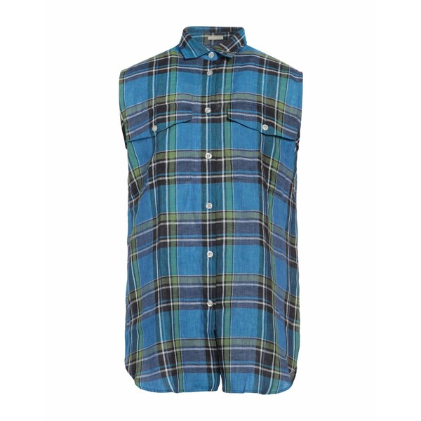 【送料無料】 マッシモ アルバ メンズ シャツ トップス Shirts Azure