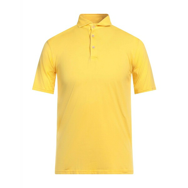 【送料無料】 フェデーリ メンズ Tシャツ トップス Polo shirts Yellow