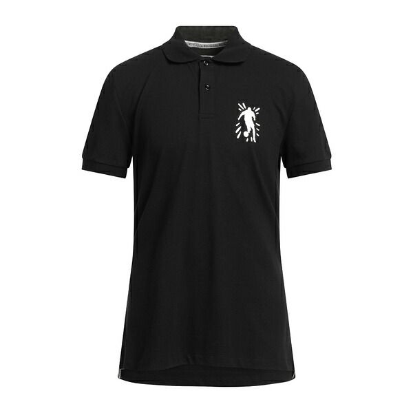 【貨物輸送無料】 ビッケンバーグス メンズ プルオーバー トップス Polo shirts Black