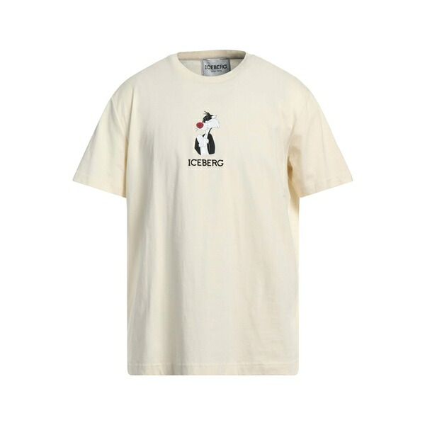 【送料無料】 アイスバーグ メンズ Tシャツ トップス T-shirts White