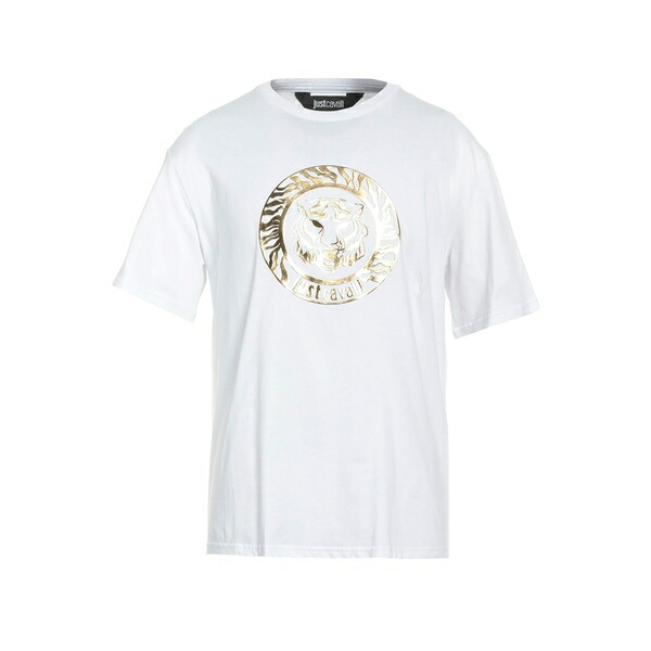 【送料無料】 ロベルトカヴァリ メンズ Tシャツ トップス T-shirts White｜asty
