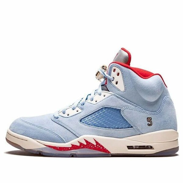 Jordan ジョーダン メンズ スニーカー 【Air Jordan 5 Retro x Trophy Room Ice Blue CI1899-400】  サイズ US_10(28.0cm)