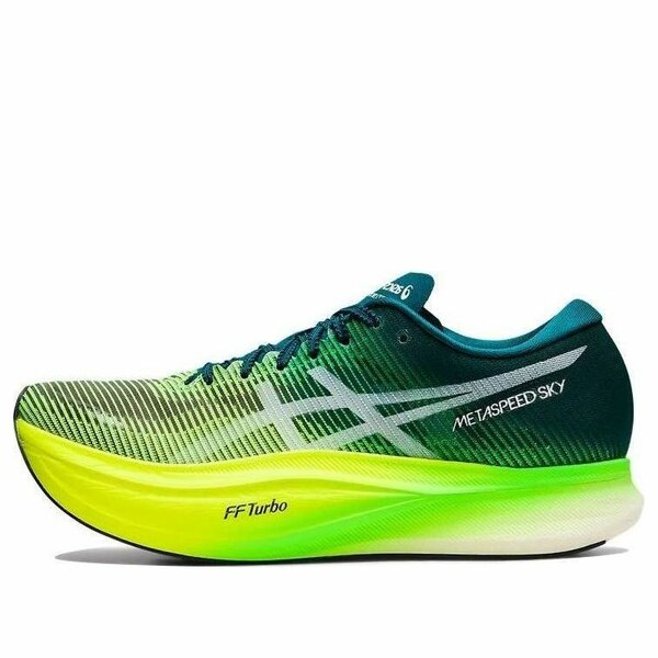 ASICS アシックス メンズ スニーカー 【ASICS Metaspeed Sky+ \u0027Velvet Pine Safety Yellow\u0027 1013A115-300】  大きさ US_9(27.0糎)