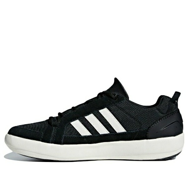 adidas アディダス メンズ スニーカー 【adidas Boat Lace DLX Shoes \u0027Black White\u0027 Q21047】  大いさ US_11(29.0糎) メンズ靴-スニーカー-靴