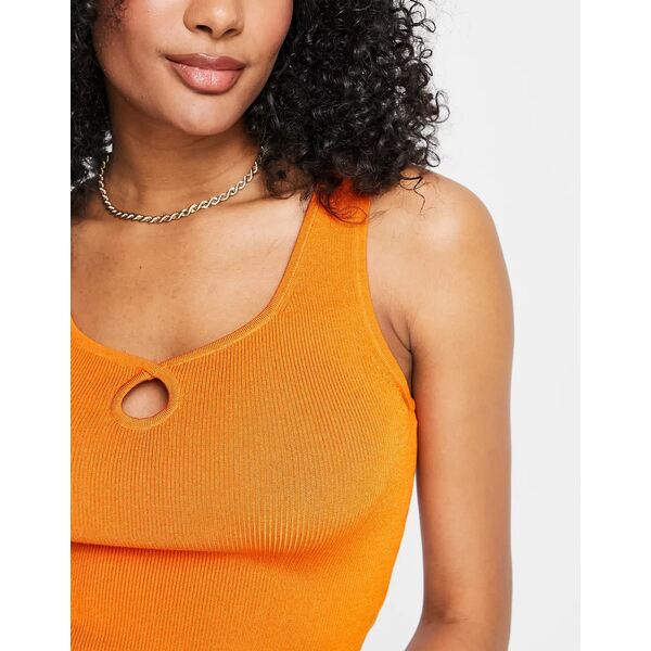 アンドアザーストーリーズ レディース カットソー Tank Knitted Stories Orange トップス In Orange Other Top