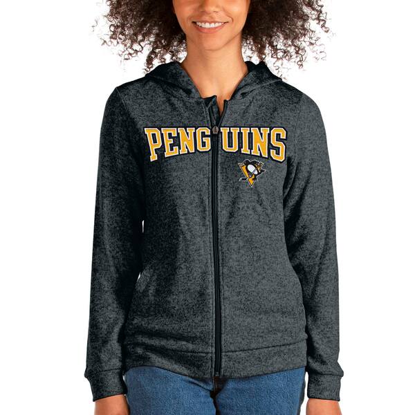 Pittsburgh Steelers Antigua Victory Chenille Pullover Hoodie