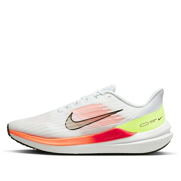 Nike ナイキ メンズ スニーカー 【Nike Air Zoom Winflo 9 \u0027White Bright Crimson\u0027 DD6203-100】  大きさ US_7.5(25.5糎)