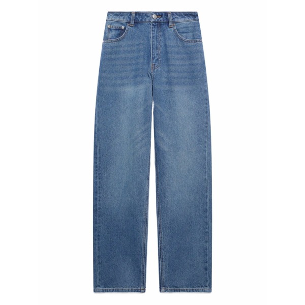 ジーシーディーエス レディース デニムパンツ ボトムス Straight-leg jeans Blue｜asty