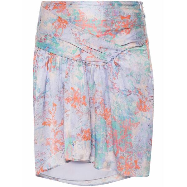 イロ レディース スカート ボトムス Theoline silk mini skirt Purple｜asty