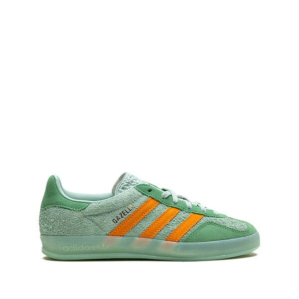 アディダス レディース スニーカー シューズ Gazelle indoor "hazy green/crew yellow" sneakers Green｜asty
