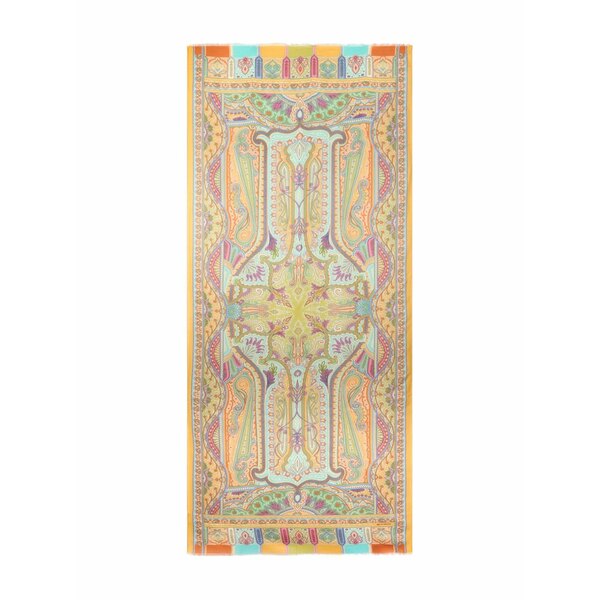 エトロ メンズ マフラー・ストール・スカーフ アクセサリー Paisley-print scarf Yellow｜asty 74,140円