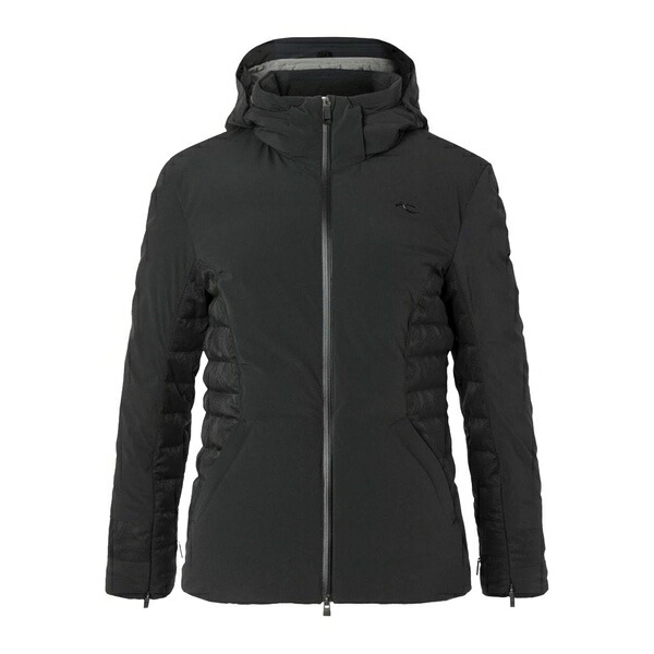 ケージェイユーエス レディース 上衣＆上衣 アウター Quilted hooded jacket Black