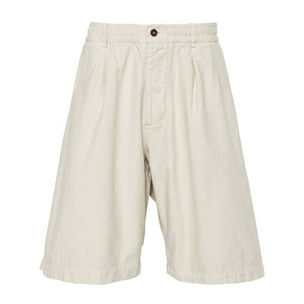 ユニバーサルワークス メンズ カジュアルパンツ ボトムス Pleated track cotton shorts Neutrals