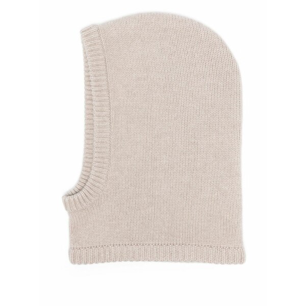 リサ・ヤン レディース かぶり笠 添え物 Cashmere balaclava Neutrals