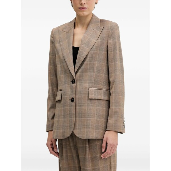 シスレー レディース 上衣＆上衣 アウター Checked blazer Neutrals