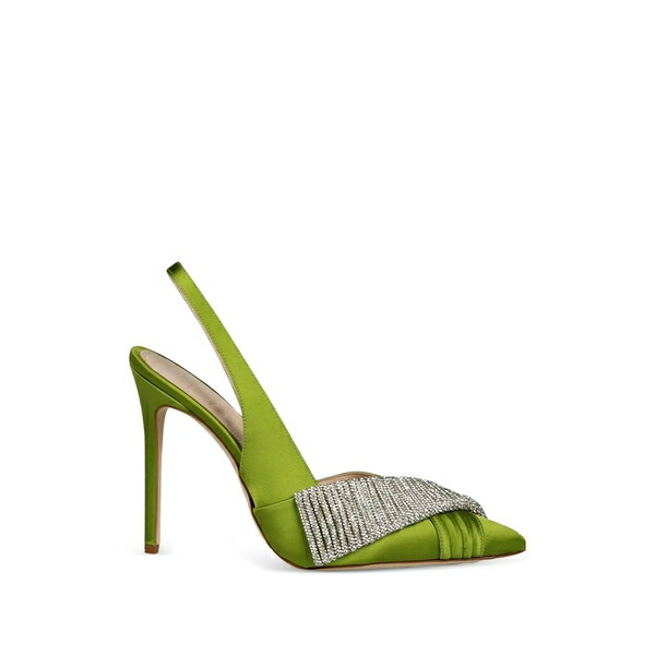 ヒボウラマ レディース パンプス シューズ Embellished slingback pumps Green