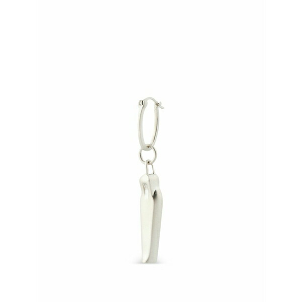リックオウエンス メンズ ピアス・イヤリング 添え物 Sarcophagus single earring Silver