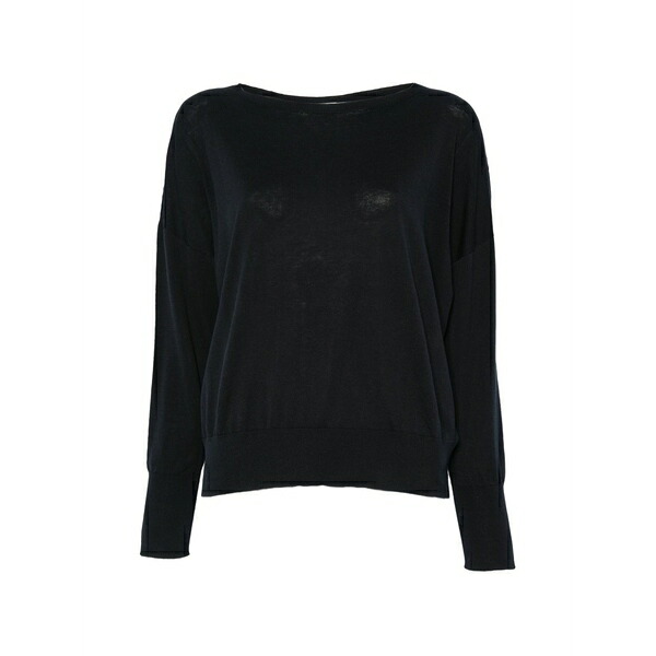 ザノーネ レディース Tシャツ トップス Fine-knit top Blue|asty