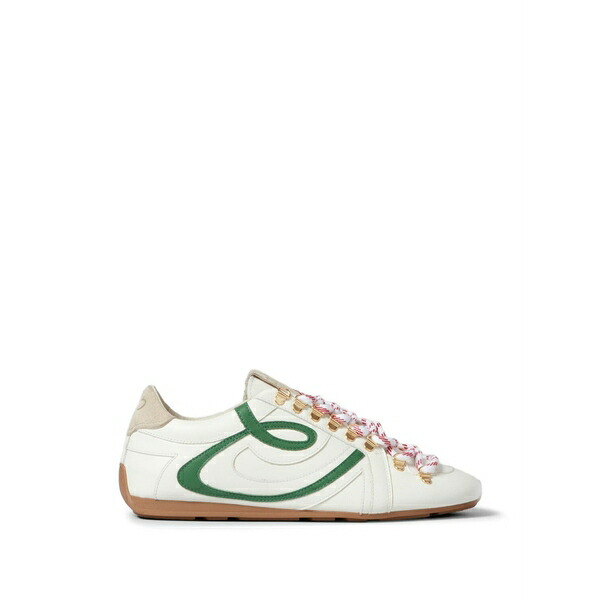クローディピエルロ レディース スニーカー シューズ Swing leather sneakers White 靴-レディース靴