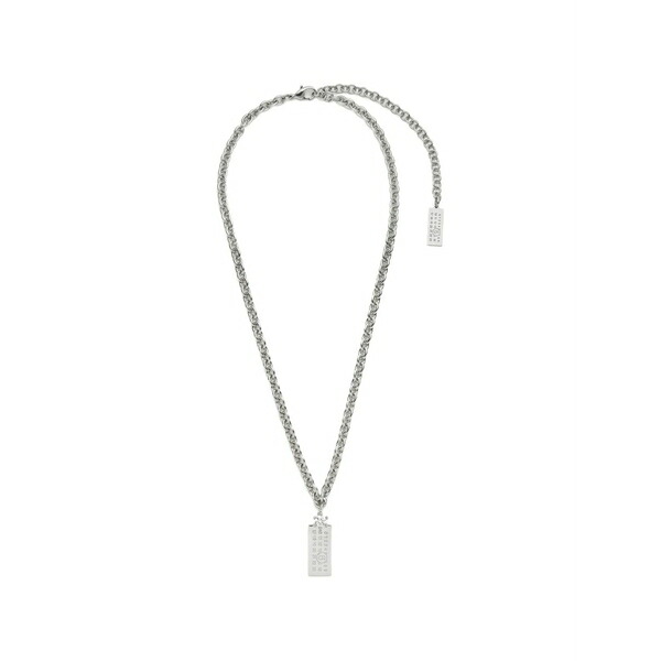 マルタンマルジェラ レディース ネックレス・チョーカー・ペンダントトップ アクセサリー Plaque necklace Silver｜asty
