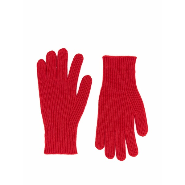 トーテム レディース 手袋 アクセサリー Knitted cashmere gloves Red