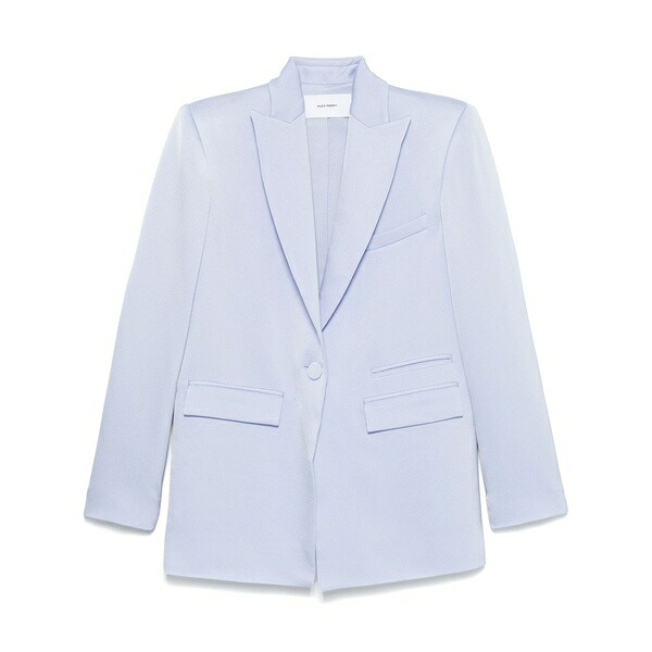 アレックスぺりー レディース 上衣＆上衣 アウター Satin crepe blazer Blue