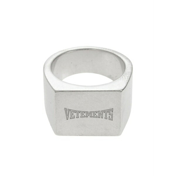 ヴェトモン メンズ 輪っか 付属物 Rectangular signet ring -
