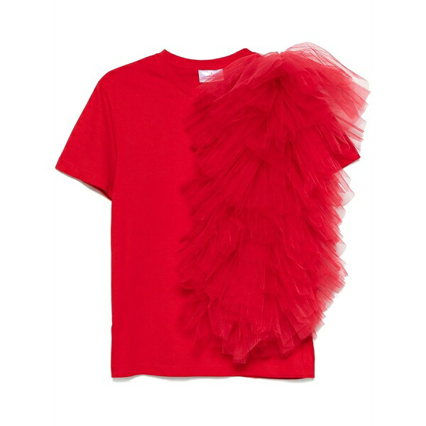アルケミー レディース プルオーバー トップス X lia aram tulle-insert t-shirt Red