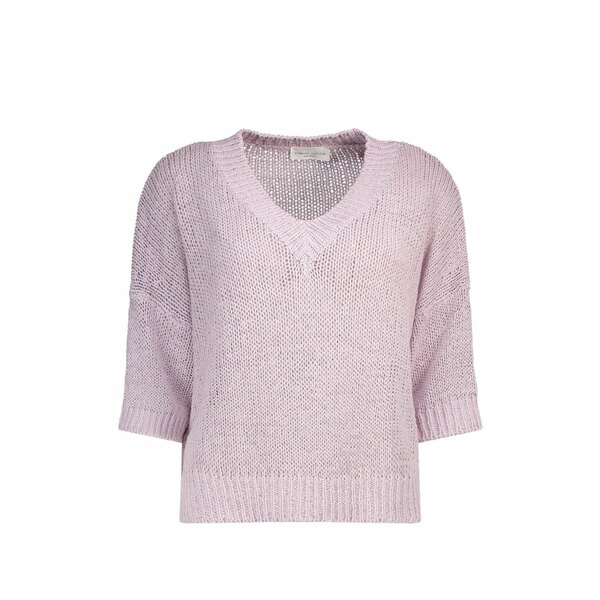 ロベルトコリーナ レディース プルオーバー トップス V-neck t-shirt  Purple