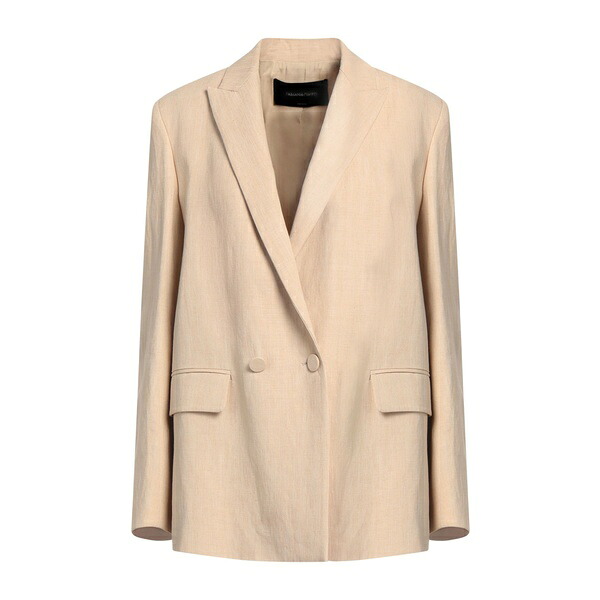 【送料無料】 ファビアナ フィリッピ レディース ジャケット&ブルゾン アウター Blazers Beige|asty