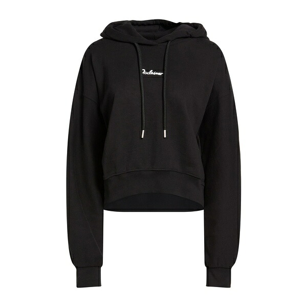 【送料無料】 ディスクレイマー レディース パーカー・スウェットシャツ アウター Sweatshirts Black|asty