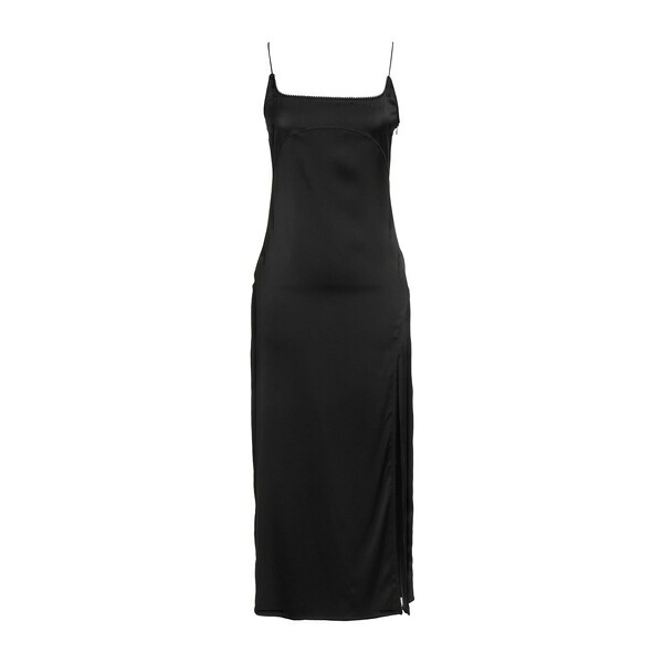 【送料無料】 ジャクエムス レディース ワンピース トップス Midi dresses Black