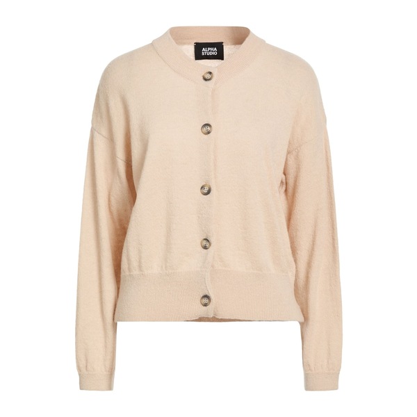 【貨物輸送無料】 アルファス テューディオ レディース ジレー アウター Cardigans Beige