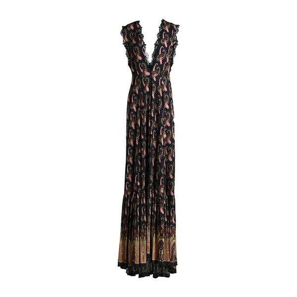 【送料無料】 エトロ レディース ワンピース トップス Maxi dresses Black
