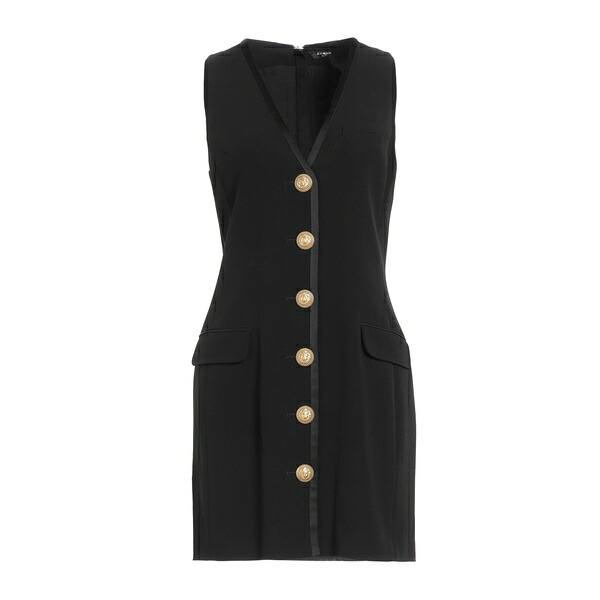 【送料無料】 バルマン レディース ワンピース トップス Mini dresses Black