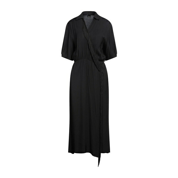 【送料無料】 ピンコ レディース ワンピース トップス Maxi dresses Black|asty