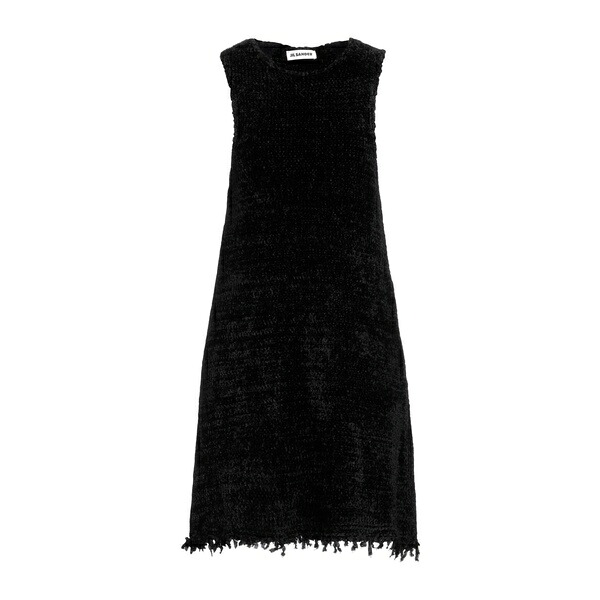 【送料無料】 ジル・サンダー レディース ワンピース トップス Mini dresses Black